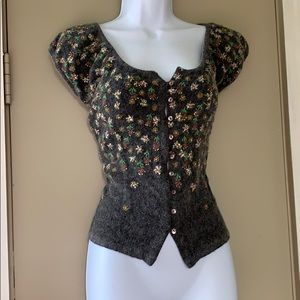 Free People Embroidered Top